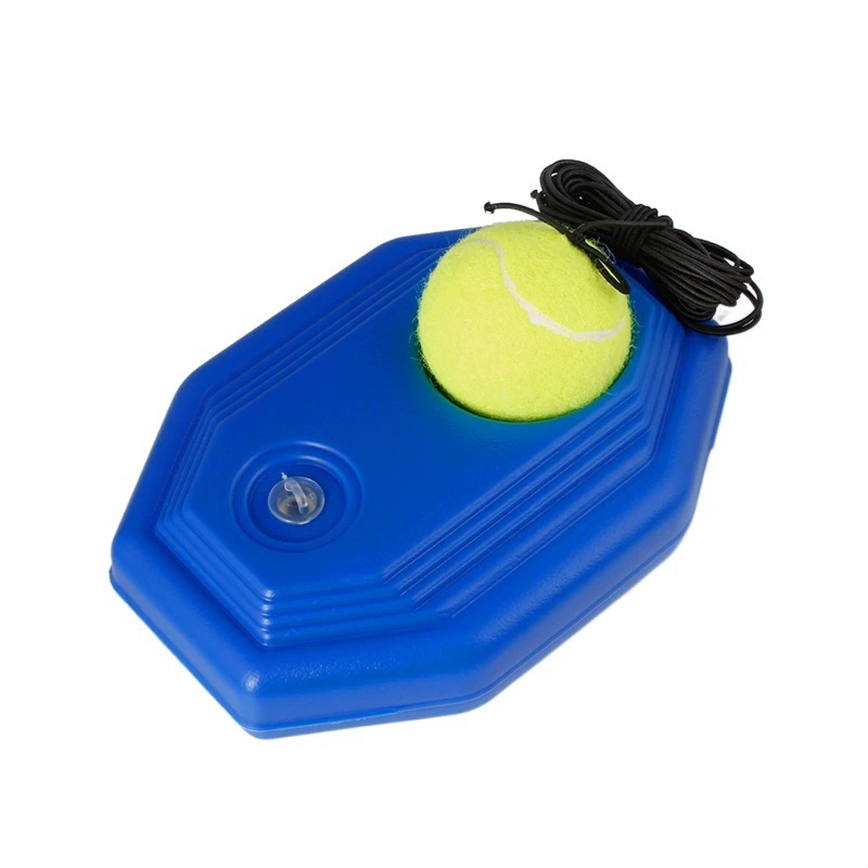 Одиночный игрок с веревкой Теннисный тренажер Начинающий самоучка с высокой эластичной теннисной базой спарринг-устройство с высокой эластичностью и износостойкостью для тенниса