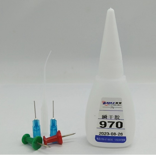 厂家直970强力瞬干胶 塑胶 金属 橡胶 硅胶快速粘接 环保 无白化