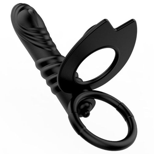 Jiuai Prostate Double Ring Vibrating Horse Eye Stick Adult Sex Toys Male Back Yard Massage Masturbation Toy