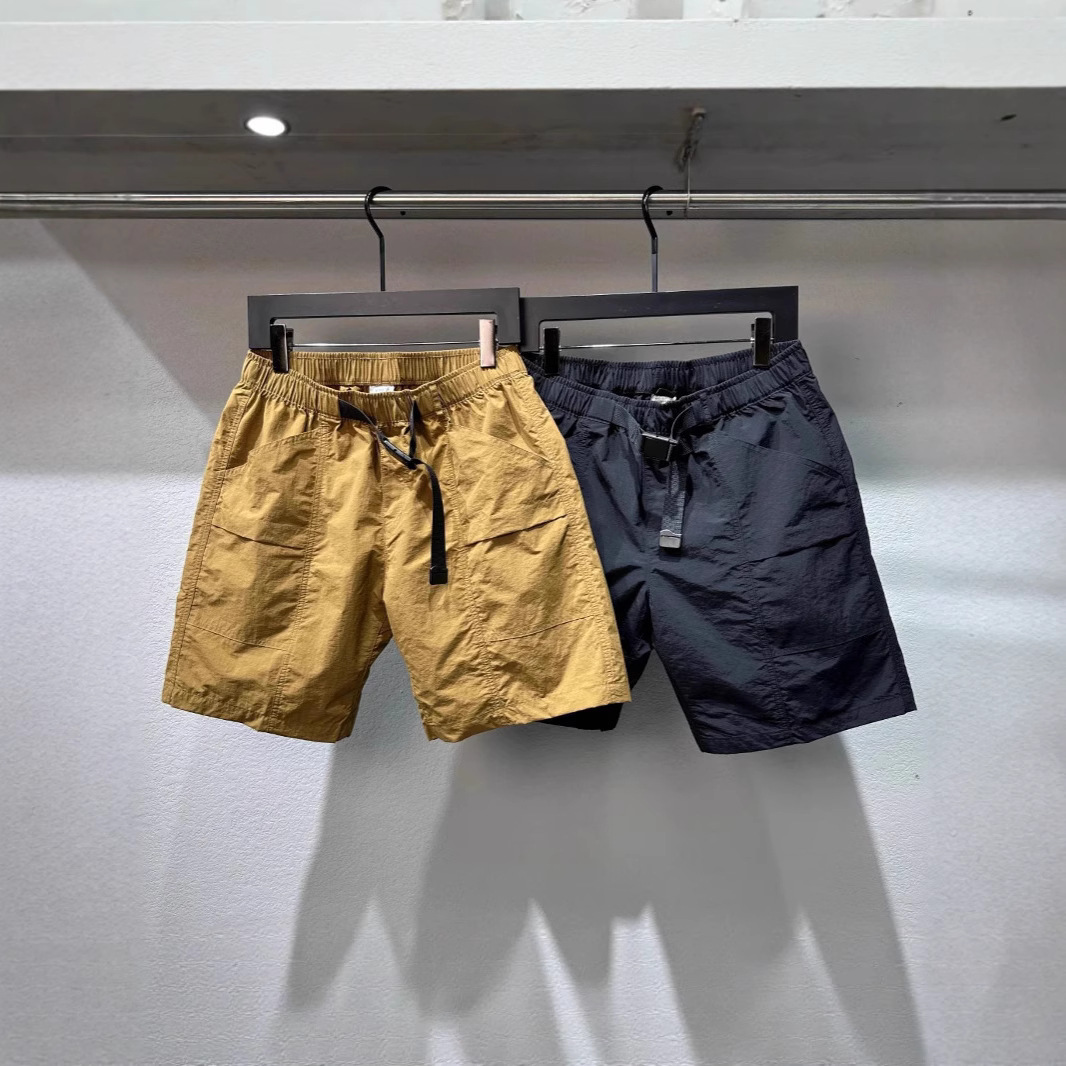 Summer New Mountain Style Street Style Casual Men's Trendy Cargo Shorts Loose Multi-Pocket Pants