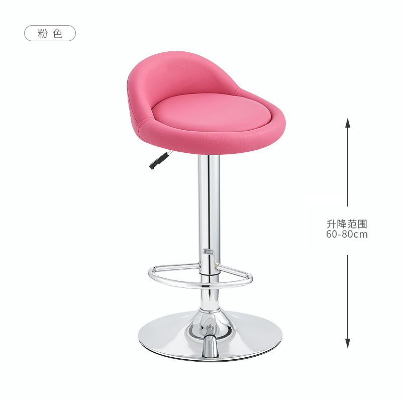 Fábrica directa silla de bar silla de bar elevación silla giratoria silla de respaldo silla casera alta silla de cajero image 9
