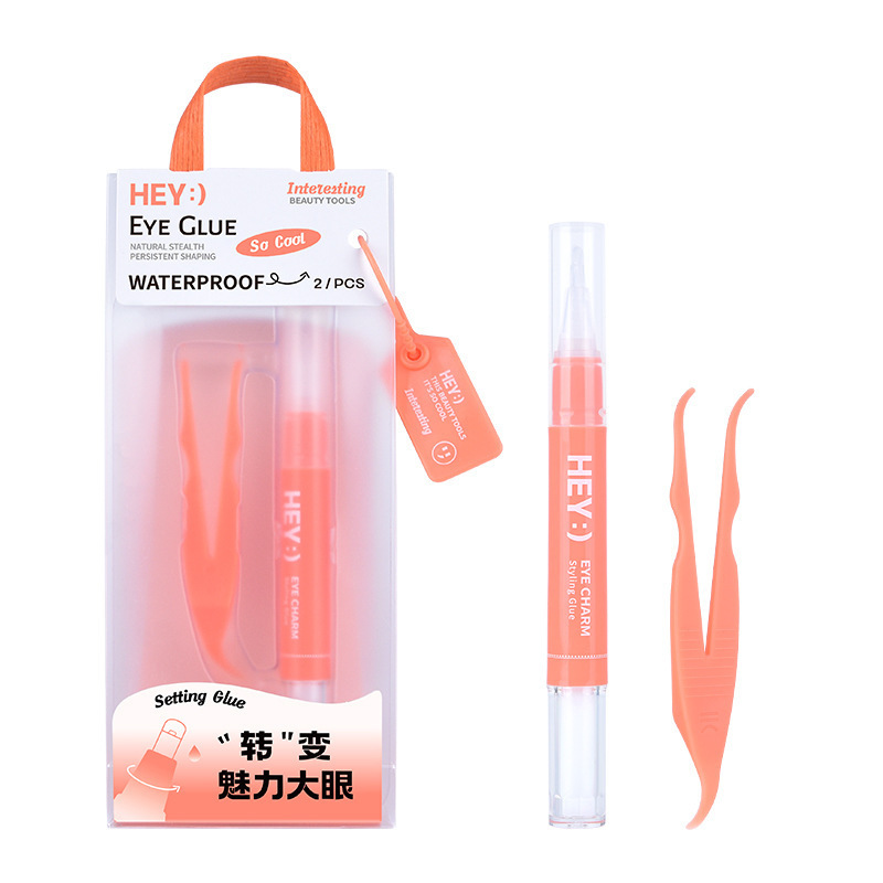 Marianne 9029 pegamento para los ojos de doble propósito adhesivo fácil de aplicar pegamento de doble párpado invisible natural transparente