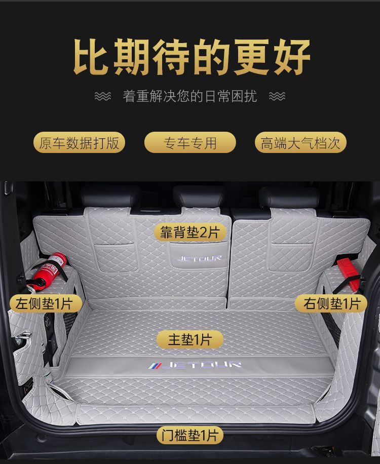 Suitable for 23 Models and 24 Models of Jietu Traveler Trunk Mats, Jietu Shanhai T2 Special Surround Trunk Mats