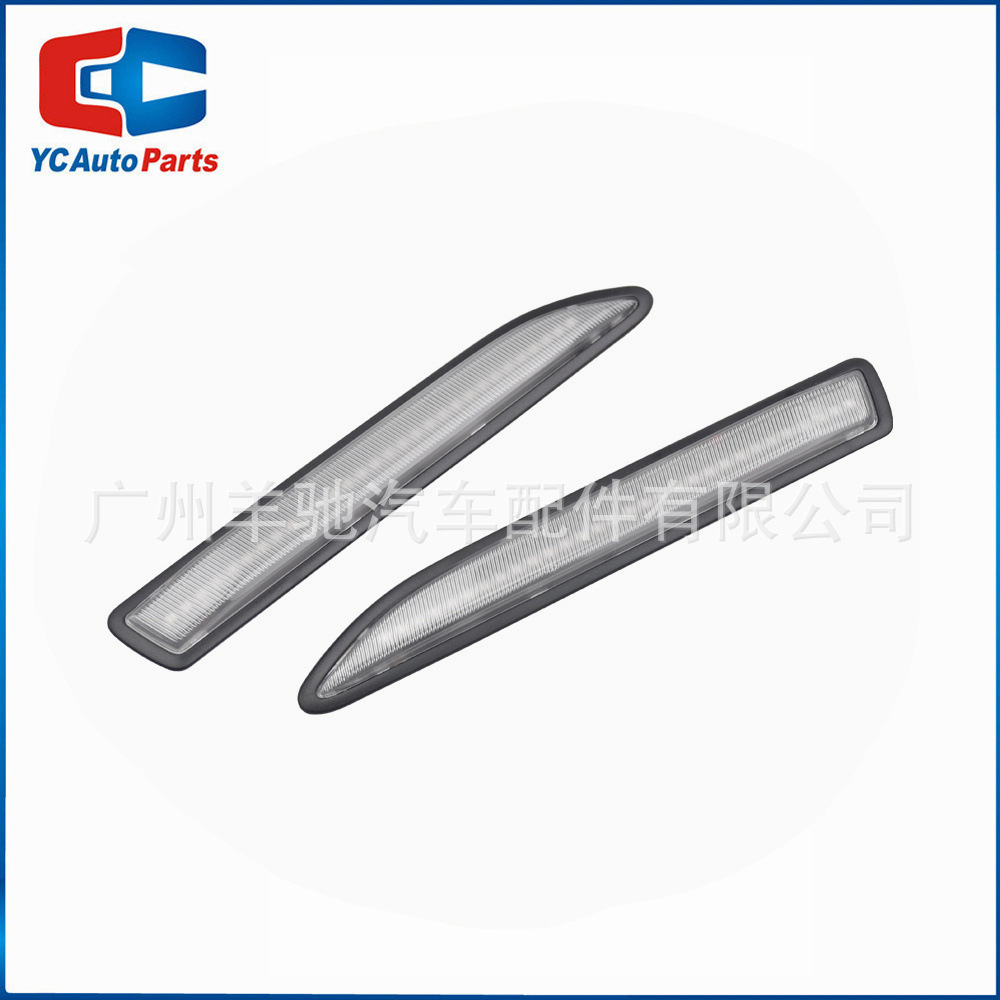 Para Ford Mondeo Mondeo MK4 Modificado LED Leaf Panel Light Flujo de agua Ala lateral Luz de dirección