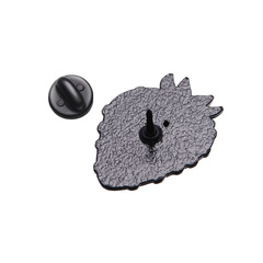 跨境電商新款時尚百搭水果系列合金胸針個性絲帶香蕉烤漆徽章批發