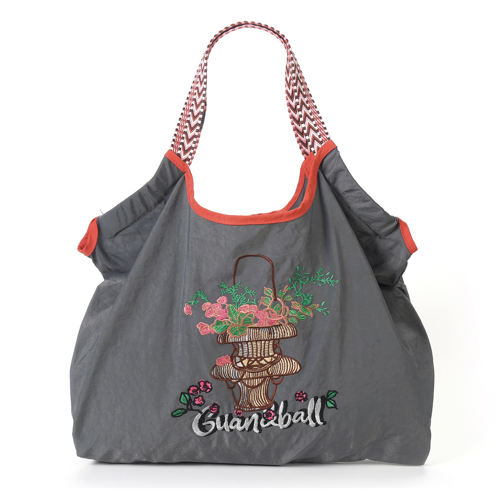 다크그레이 꽃바구니 (어깨끈 제외)