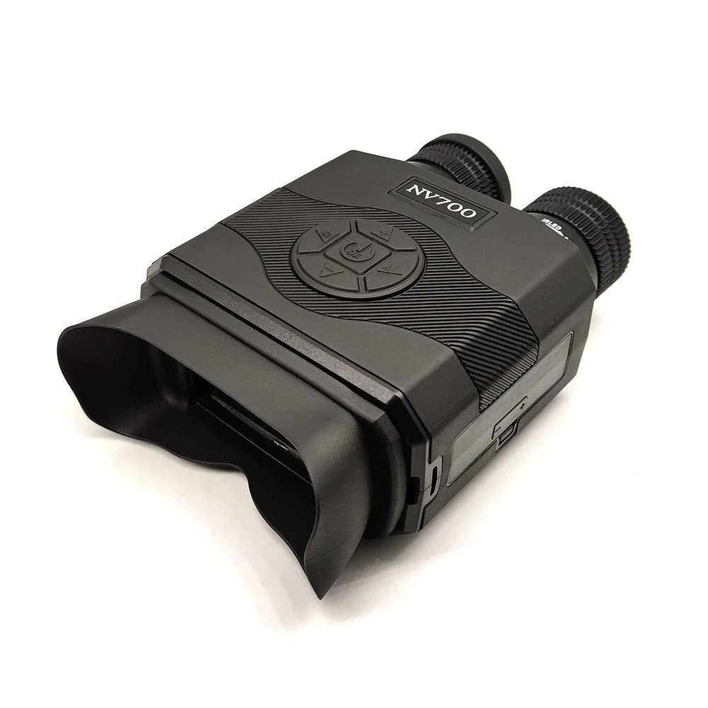 Инфракрасное цифровое ночное видение, бинокулярное ночное видение NV700B, полностью черный телескоп ночного видения