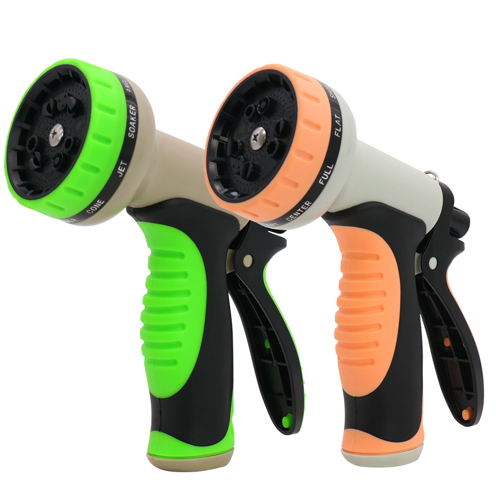 多功能花园水枪 10种水花模式园林浇水浇花灌溉喷头高压洗车水枪