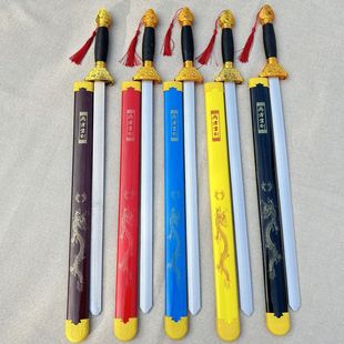 Factory wholesale wooden sword wooden Shangfang sword simulation sword mini sword children's toy stall hot sale