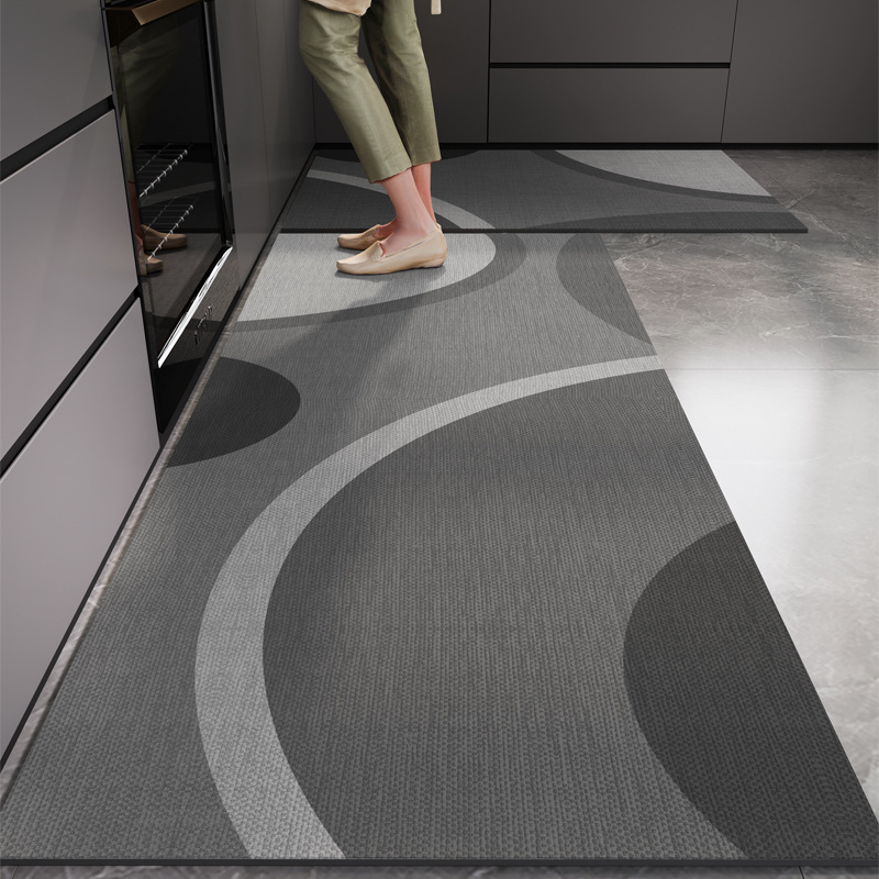 Cojín de cocina de dibujos animados resistente al desgaste resistente a la suciedad fácil de cuidar alfombra de barro de diatomeas absorción de agua absorción de aceite secado rápido cojín antideslizante doméstico