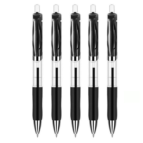 K35 push pen red black blue 0.5mm bullet large capacity same style refill office pen factory direct sale