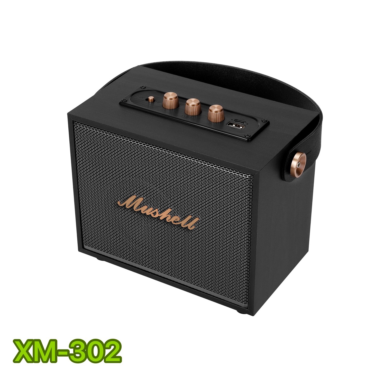 New Xm-302 Retro Bluetooth Speaker Wooden Portable Audio Home Outdoor Subwoofer Manufacturer
