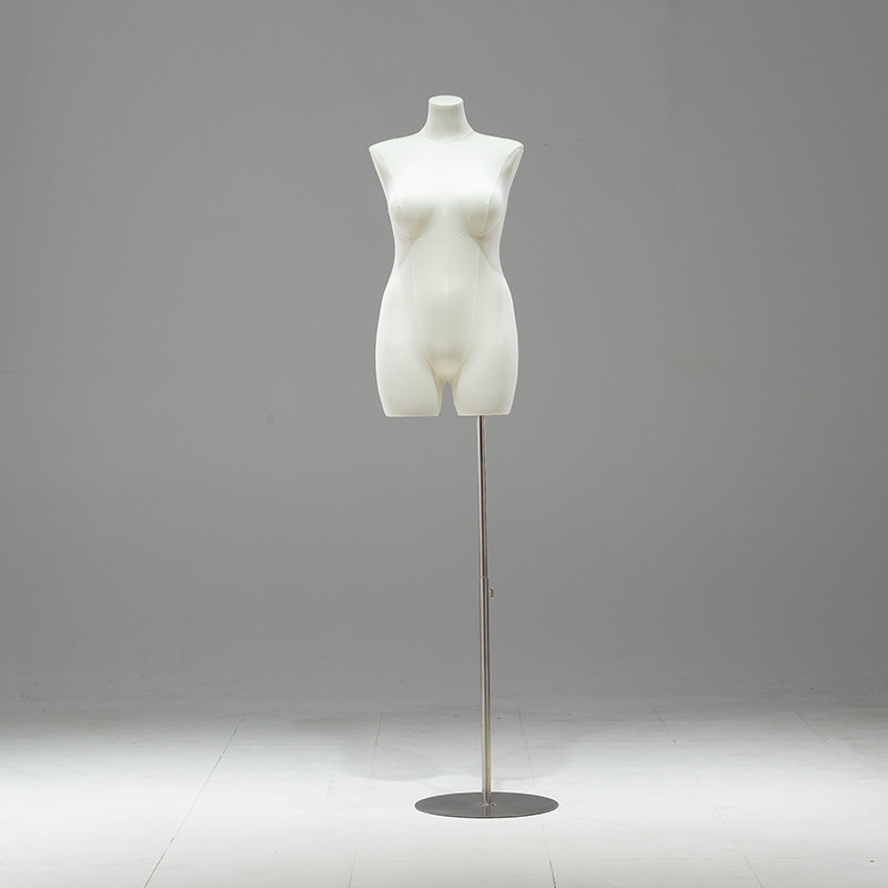 Maniquí Femenino de Talla Grande de Busto de Madera para Escaparate