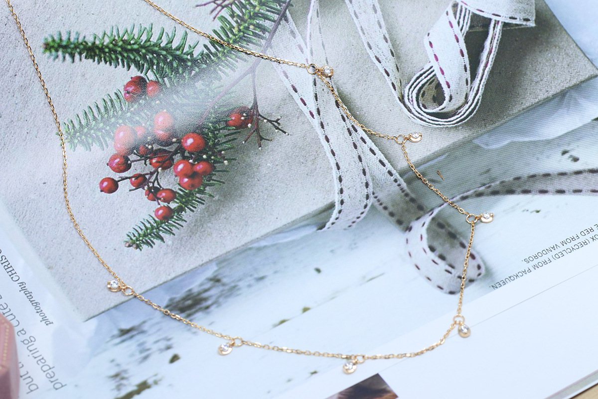 925 Sterling Silver Material 1 Piece 925 Sterling Silver Geometric 925 Sterling Silver Cable Chain Pendant Necklace