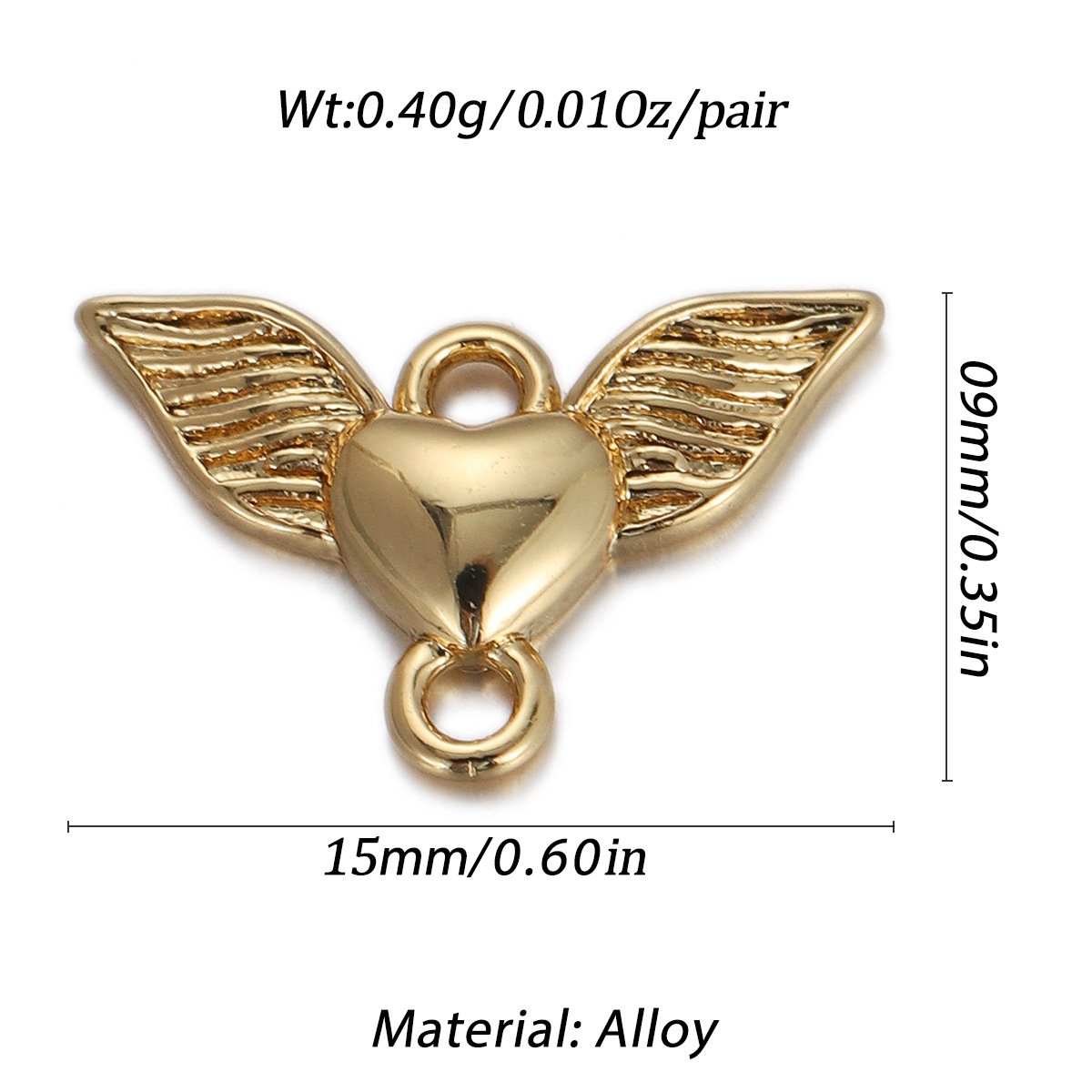 6g Weight Vacuum Plating Gold Plating Process Pendant, Chain Jewelry Making Type 20*18mm, 23*16mm, 46+4cm Jewelry Making Size Gold Plated Plating Material DIY Jewelry Accessories Classification 1 Piece Quantity Copper Material Devil's Eye, Heart Shape, Wings Pattern Plating Design Cute, Sweet, Simple Style Style 1 Piece 20*18mm 23*16mm 46+4cm Copper Gold Plated Devil's Eye Heart Shape Wings Pendant Chain 7
