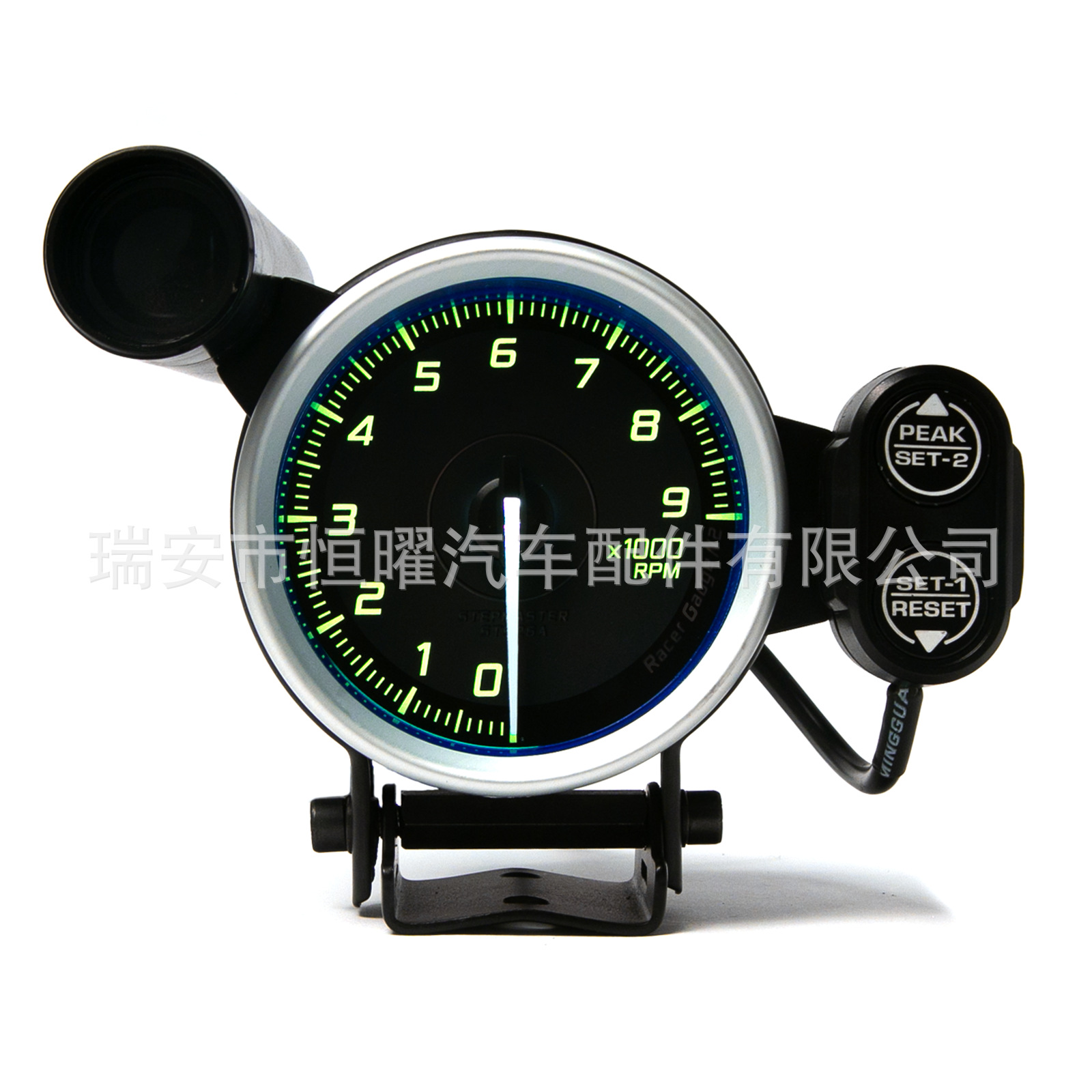 Cross-Border Car Modification Accessories 80mm 3.75inch Tachometer 11000 Speed N2 7-Color Backlight Suitable for