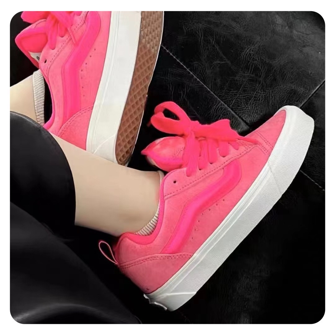 Zapatos de pan Luwans de origen puro KnuSkool pitaya zapatos de pan de plataforma antideslizantes casuales de tendencia retro estadounidense