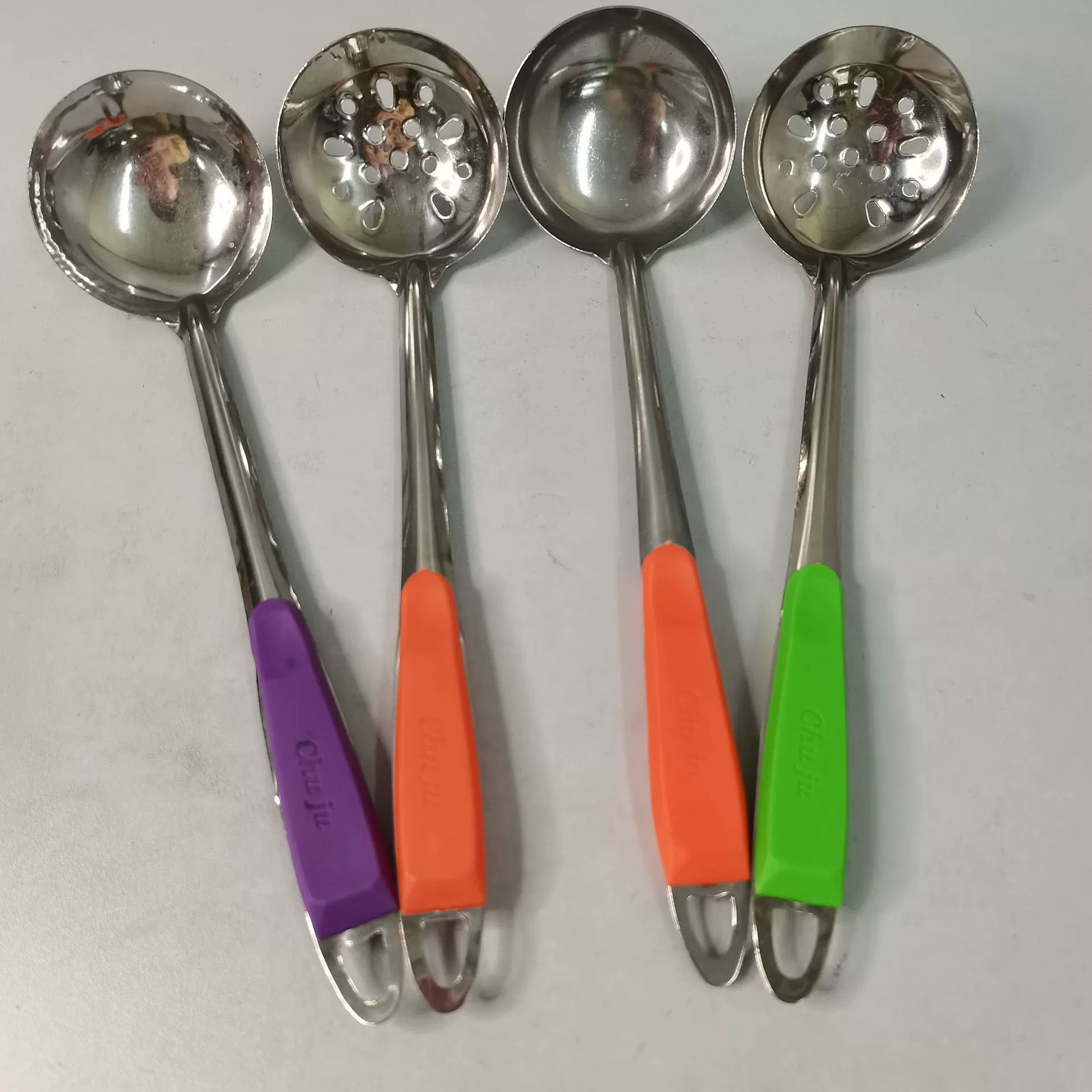 Ложка из нержавеющей стали дуршлаг посуда горячий горшок ложка костюм кухонная утварь приготовление пищи можно повесить цветная ручка ложка