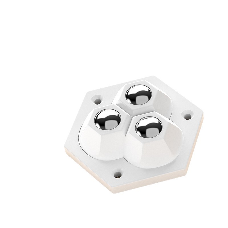 新人 五珠万向轮移动推行家具滑轮粘贴式脚轮可粘贴茶几家具|undefined