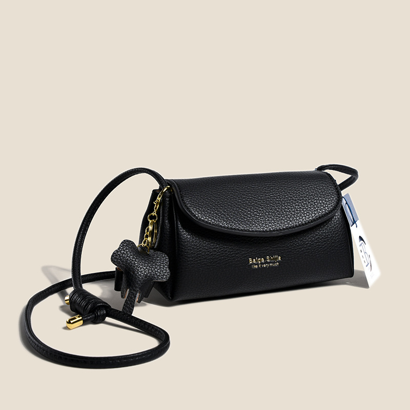 Entrega de una pieza TikTok video transmisión en vivo bolso popular 2023 nuevo bolso de mujer bolso de hombro de piel de vaca suave de moda