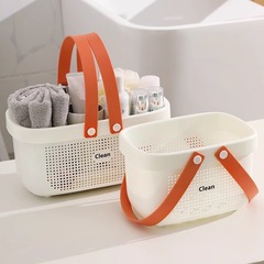 お風呂のかごの手提げ風呂の洗面用品の買い物かごのプラスチック寮の風呂かごの長方形の収納かごの入浴かご