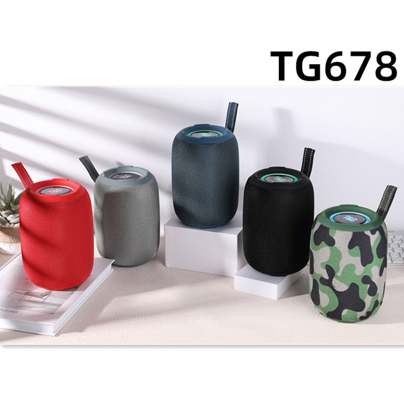 Transfronterizo nuevo TG678 altavoz Bluetooth portátil inalámbrico subwoofer portátil al aire libre alto volumen de audio Bluetooth