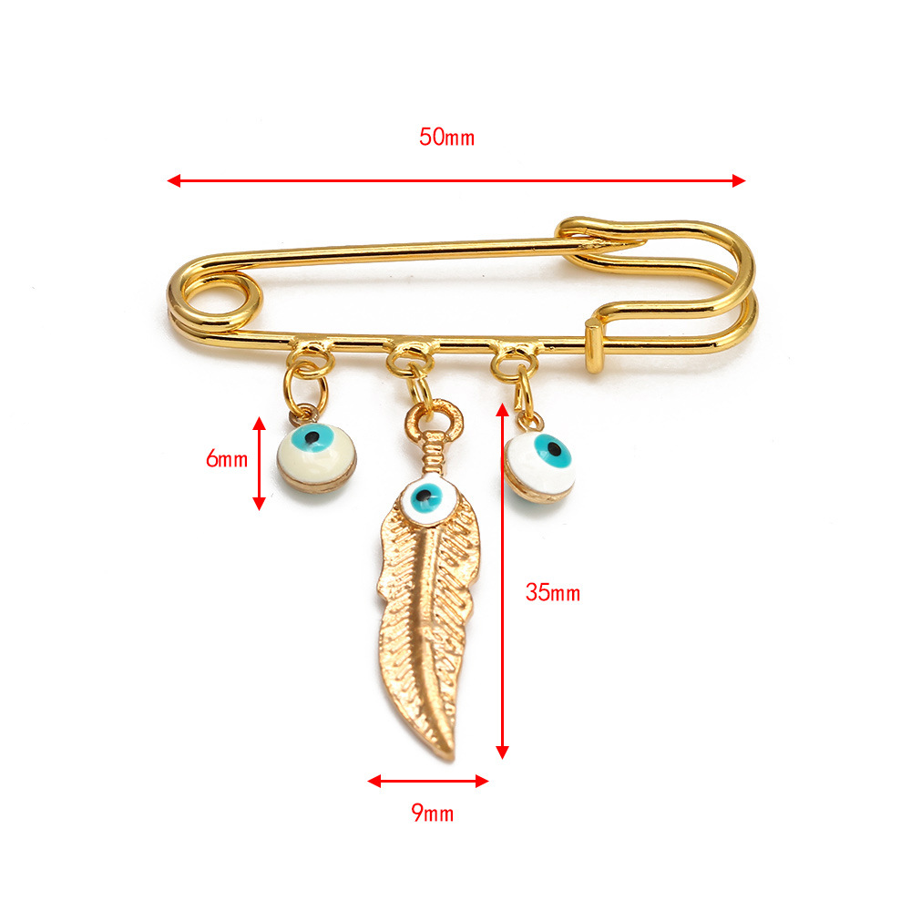 Simple Style Eye Alloy Plating Women's Brooches display picture 22