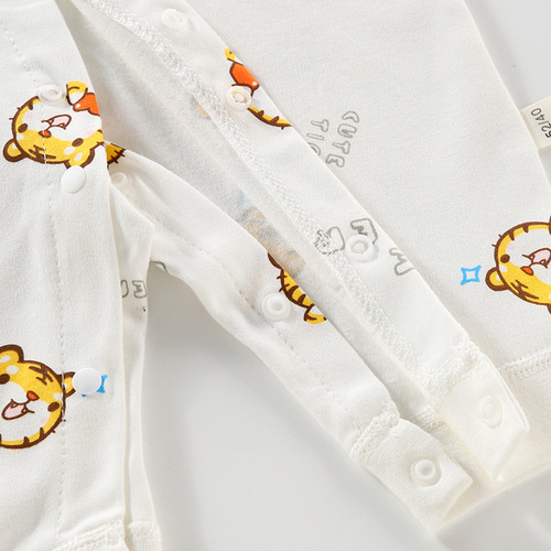 Baby jumpsuit autumn new bottoming underwear pure cotton long-sleeved male and female baby rompers newborn clothes