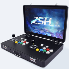 24インチの二人のジョイスティック折りたたみ携帯パンドラの街の月明かりの宝の箱の家庭用ゲーム機の格闘の一体機
