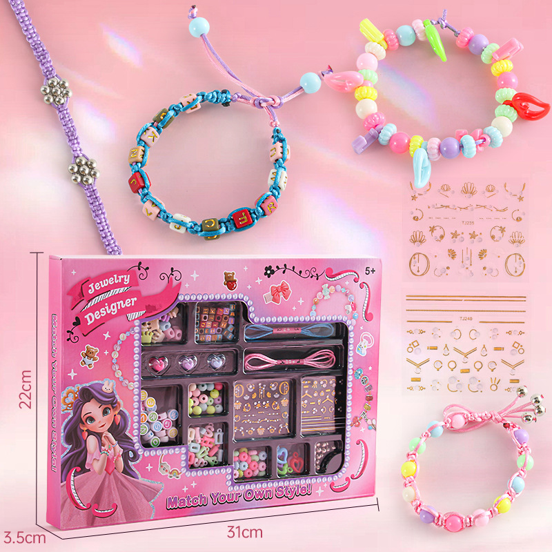 Diseño de joyería, abalorios DIY, regalos exquisitos, juguetes hechos a mano para niños, regalos de cumpleaños para niñas, pulseras, collares