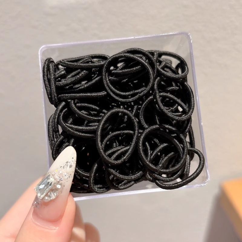 Caricatura encantadora anillo de pelo pulgar no daña el cabello de los niños correa de correa pequeña cuerda de cabello para niñas cuerda de cabello