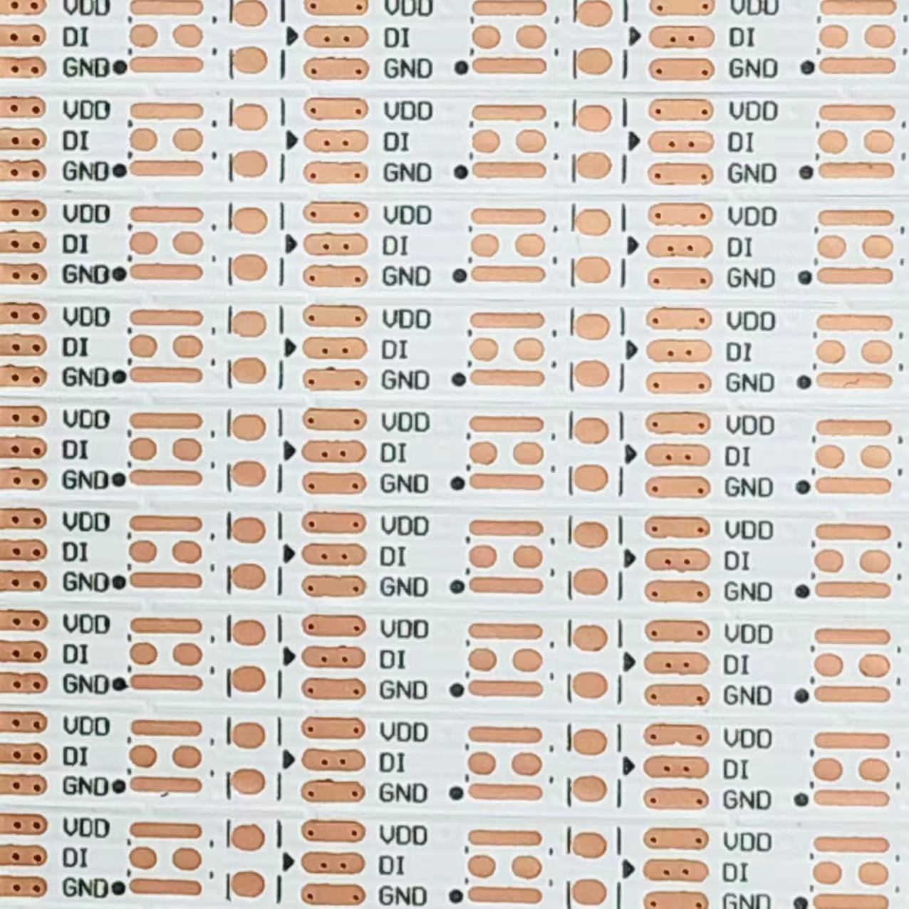 FPC柔性线路板3233幻彩 内置IC 六角灯珠 5V 60D/M 1D1R 500*5MM