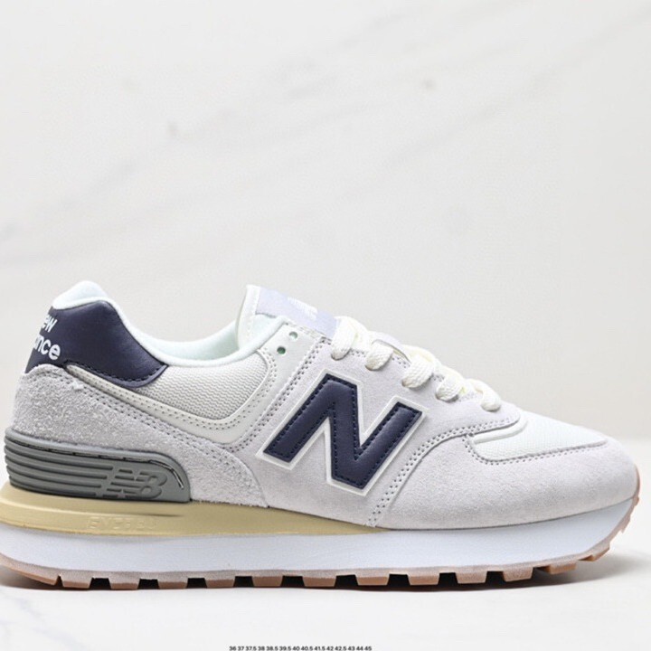Putian Shoes High Version Nb574 Men and Women Cross-Border Couple Anti-Slip Sports Running Casual Pure Original Dad Shoes Heightening