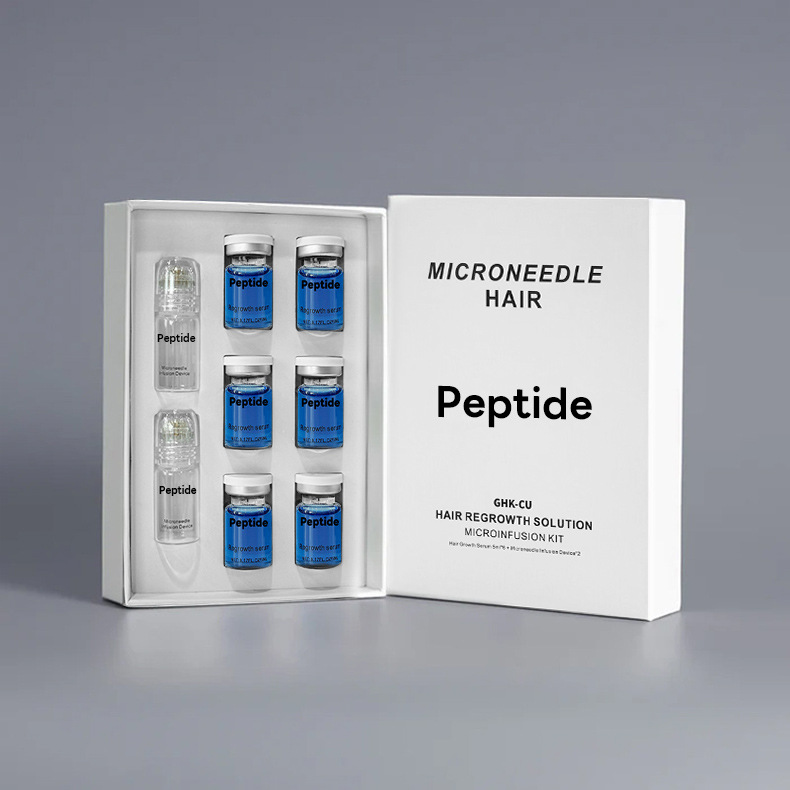 Spot Peptide GHK-Cu blue copper peptide microneedle essence scalp…