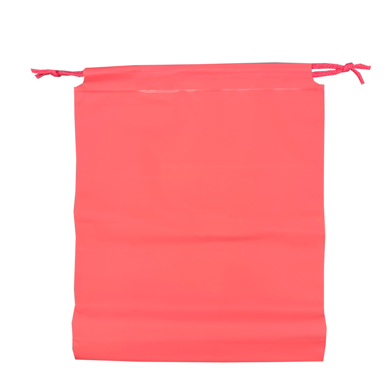 En stock al por mayor Eva esmerilado cordón bolsa color caramelo Almacenamiento de viaje ropa para niños bolsa de plástico cordón