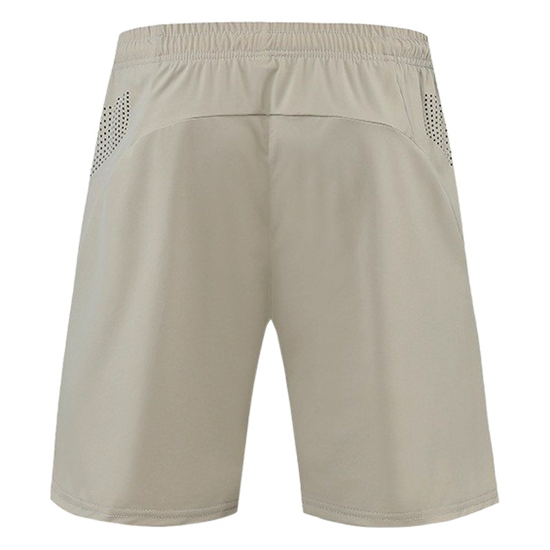 Hielo transpirable deportes de secado rápido pantalones cortos de fitness de nylon para hombres pantalones sueltos de cinco puntos pantalones de entrenamiento de baloncesto de fútbol