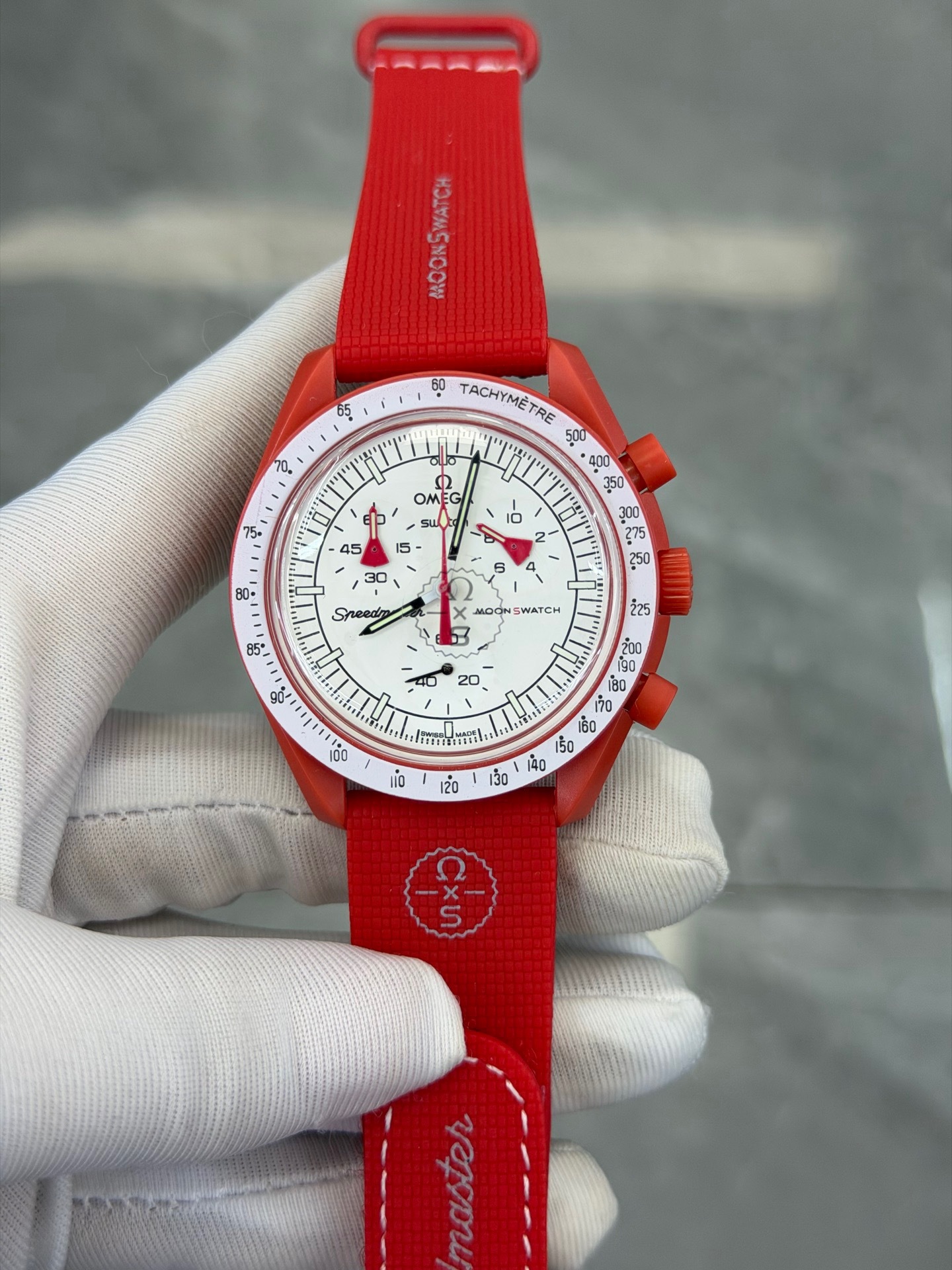 Reloj Cronógrafo de Cuarzo de Seis Agujas de Plástico y Cristal de Zafiro, Impermeable con Luz Nocturna image 15
