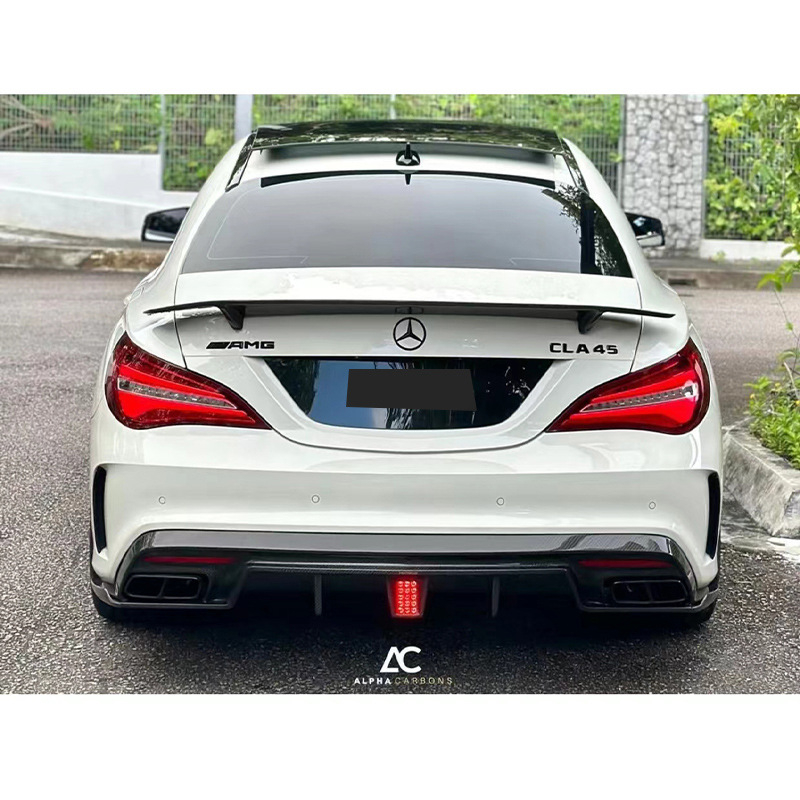 Suitable for 13-19 Mercedes-Benz CLA combat rear wing car fixed wind rear wing modified spoiler rear wing