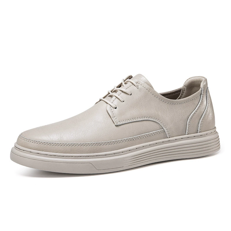 2008 мужские туфли ручной работы плоские туфли повседневные туфли весной с низким шнуровкой кожаные туфли