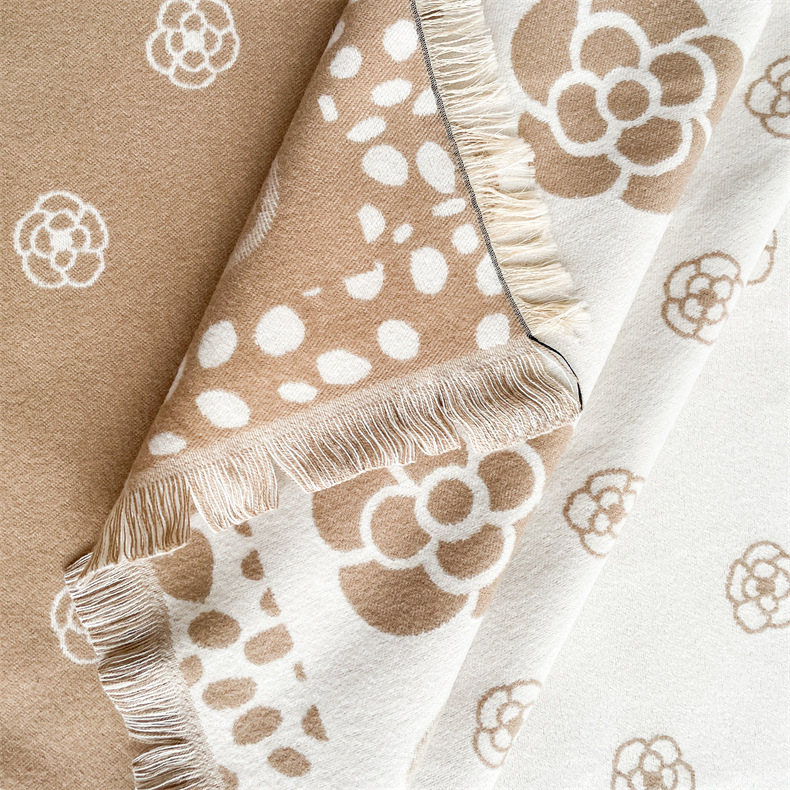 Sciarpa calda in cashmere versatile, sciarpa di camelia da donna, sciarpa di alta qualità, sciarpa autunnale e invernale_voghion.com