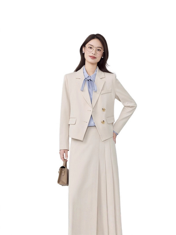 面试西装外套女春秋2025职业正装通勤职场教师穿搭小个子西服套装|undefined