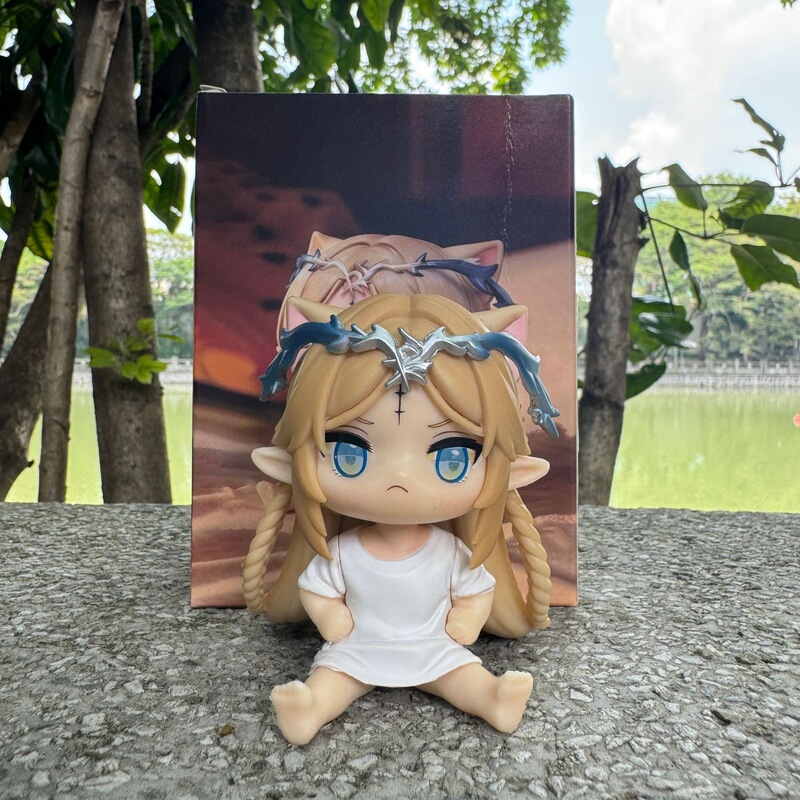 Sitting Posture Cat-Eared Figure, Katiya, Cute Gk Figurine Model, Peace Elite Merchandise Sitting Posture Cat-Eared Figure, Katiya, Cute Gk Figurine Model, Peace Elite Merchandise