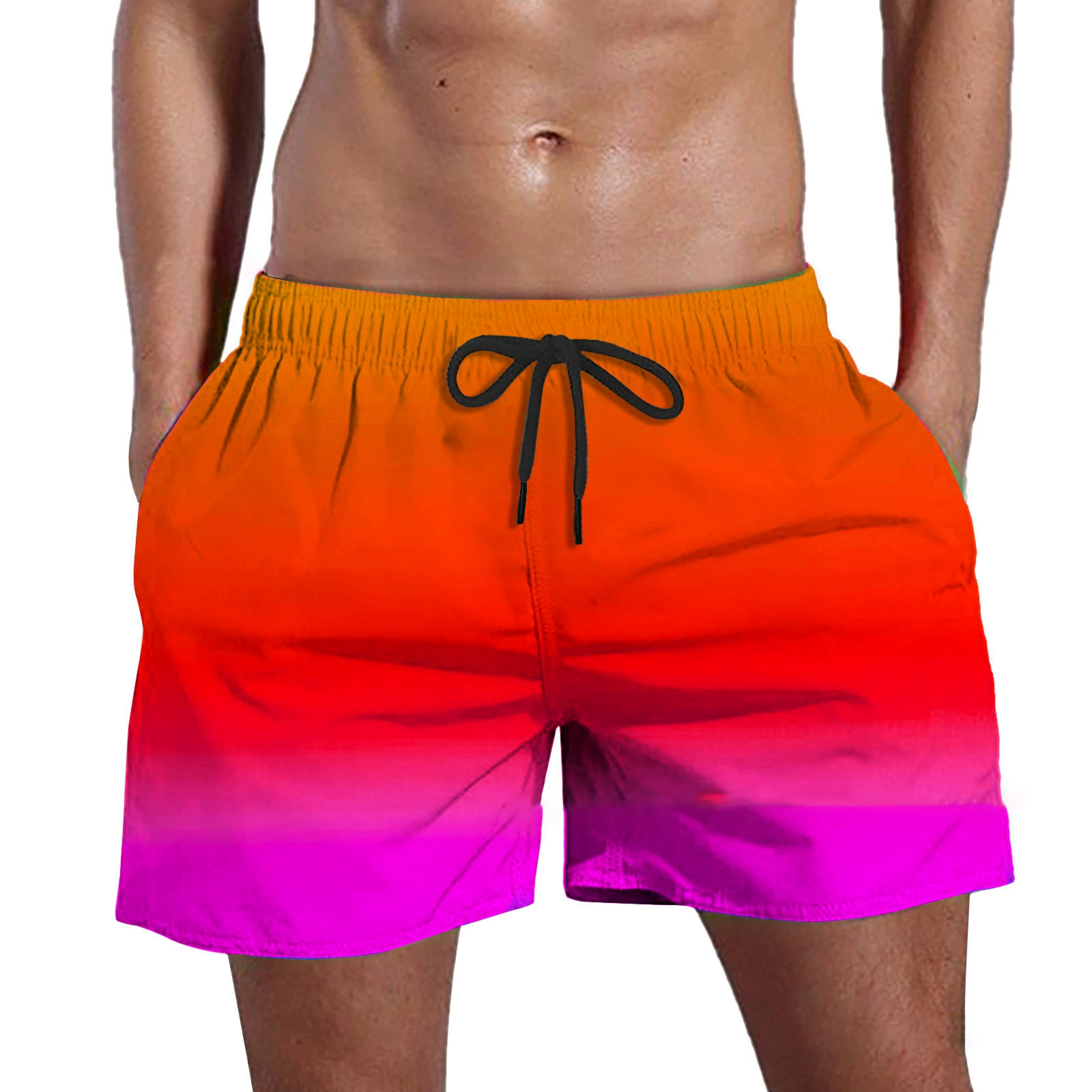 Summer base colored multicoloured beach trousers for leisure, Amazon