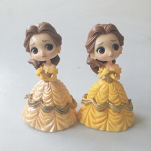 大号贝尔公主卡通娃娃人偶 派对装饰 情景烘焙生日蛋糕装饰摆件