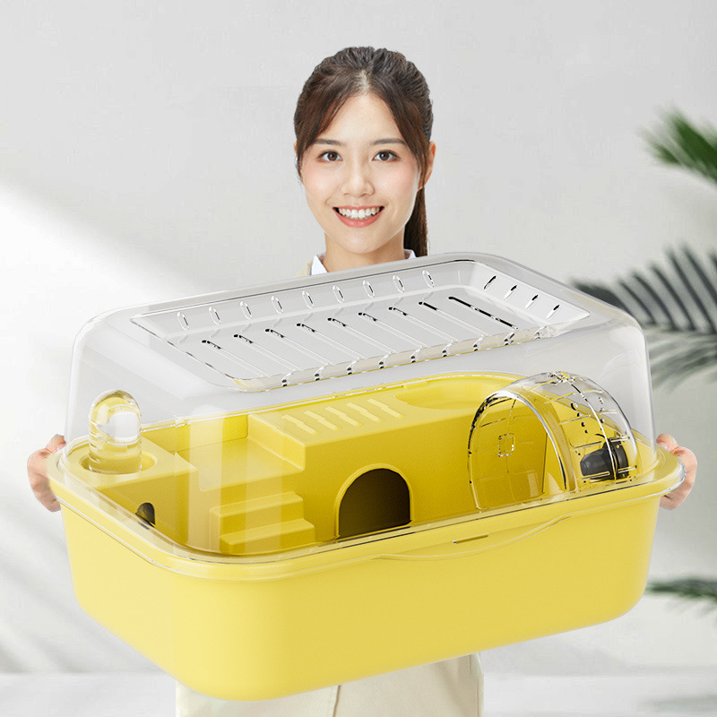 ハムスタースナック小型ケージ二層安い特大専用ハウスアクリルテイクアウト高級用品ヴィラ卸売|undefined