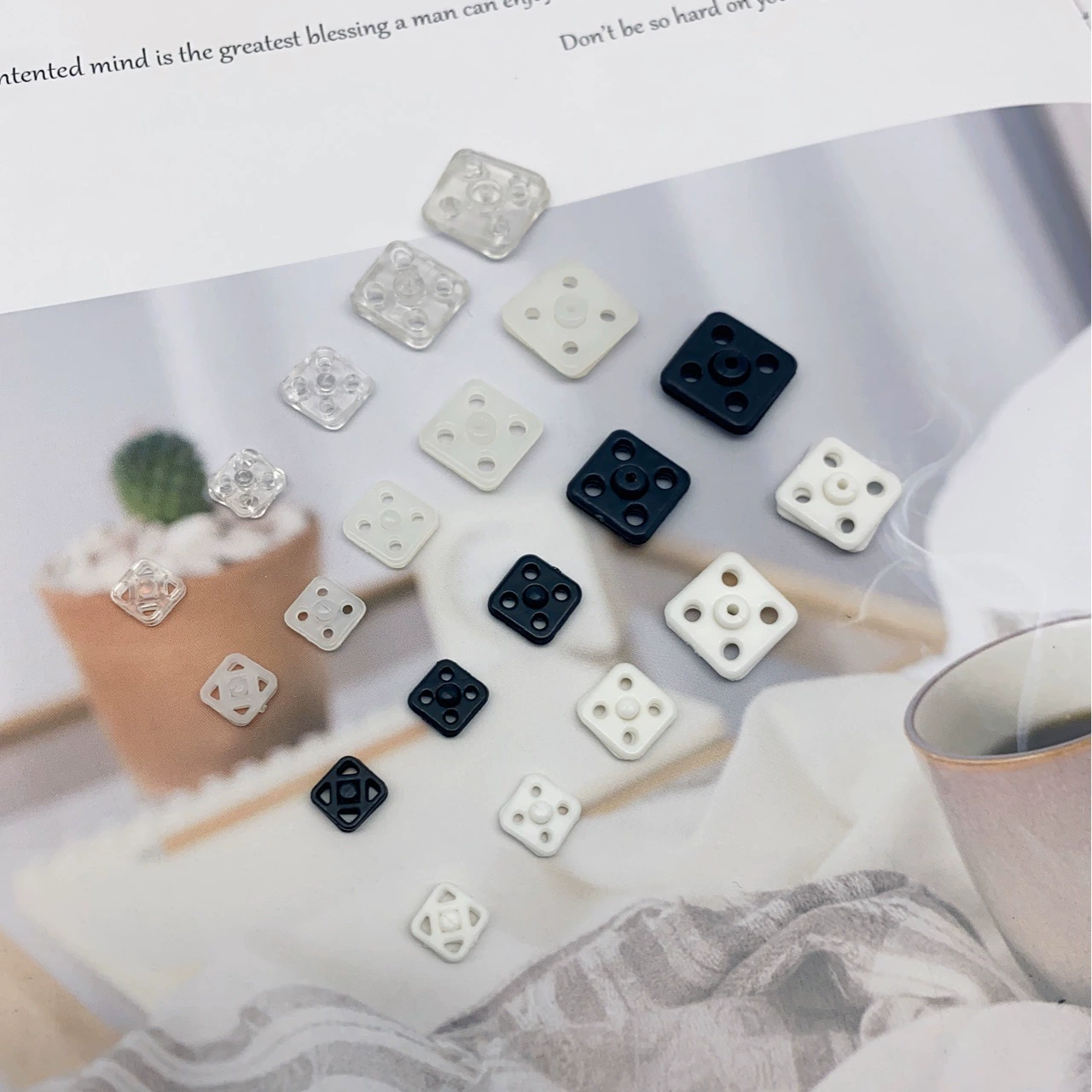 Фабрика спотовая квадратная нейлоновая кнопка пряжка скрытая пряжка