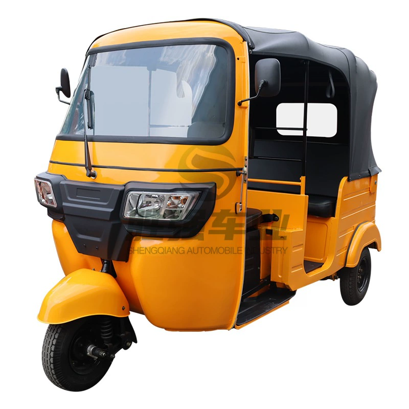 Cross-border Tuktuk foreign trade fuel electric can be used as a six-seat passenger tuktuk electric fuel passenger three-wheeled motorcycle