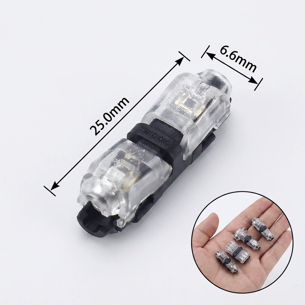 D2T2 quick terminal block inter-pluggable no welding no stripping pull-out LED lamp wire connector boxed