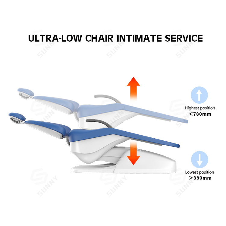 Silla de tratamiento dental Silla de tratamiento dental Clínica oral Máquina de tratamiento integral dental Silla dental