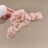 7 # [pink] pearl mesh clip